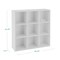 Best Choice Products 9-Cube Bookshelf, 13.5in Display Storage System, Organizer w/ Removable Back Panels